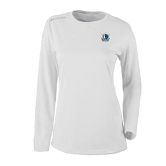 Columbia Dallas Mavericks Women's Omni-Wick Shotgun Pullover Top White