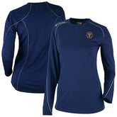 Columbia Denver Nuggets Women's Omni-Wick Shotgun Pullover Top Navy