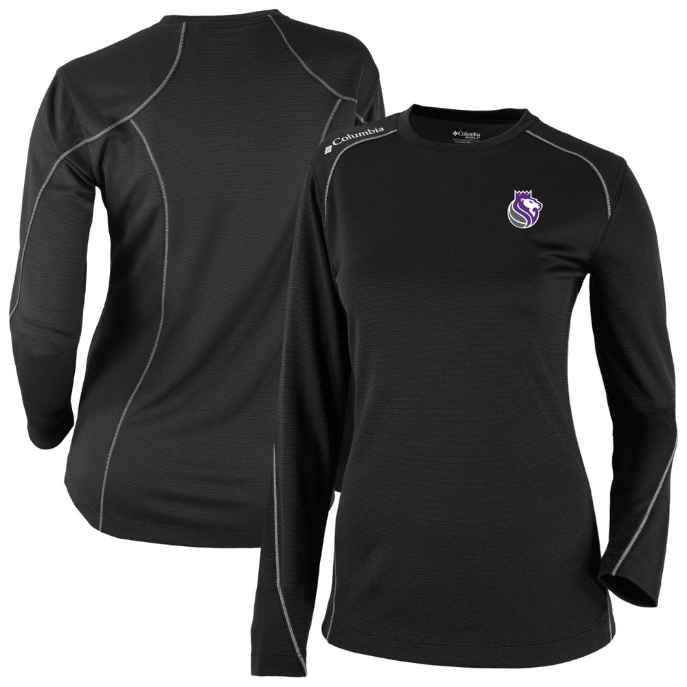 Columbia Sacramento Kings Women's Omni-Wick Shotgun Pullover Top Black