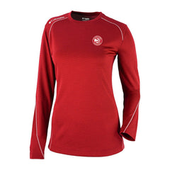Columbia Atlanta Hawks Women's Omni-Wick Shotgun Pullover Top Red