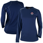 Columbia Washington Wizards Women's Omni-Wick Shotgun Pullover Top Navy