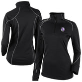 Columbia Sacramento Kings Women's Omni-Wick Shotgun 2.0 Quarter-Zip Pullover Top Black