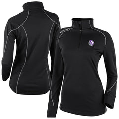 Columbia Sacramento Kings Women's Omni-Wick Shotgun 2.0 Quarter-Zip Pullover Top Black