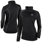 Columbia Charlotte Hornets Women's Omni-Wick Shotgun 2.0 Quarter-Zip Pullover Top Black