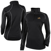 Columbia Cleveland Cavaliers Women's Omni-Wick Shotgun 2.0 Quarter-Zip Pullover Top Black