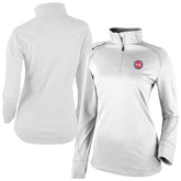 Columbia Detroit Pistons Women's Omni-Wick Shotgun 2.0 Quarter-Zip Pullover Top White