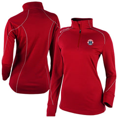 Columbia Washington Wizards Women's Omni-Wick Shotgun 2.0 Quarter-Zip Pullover Top Red