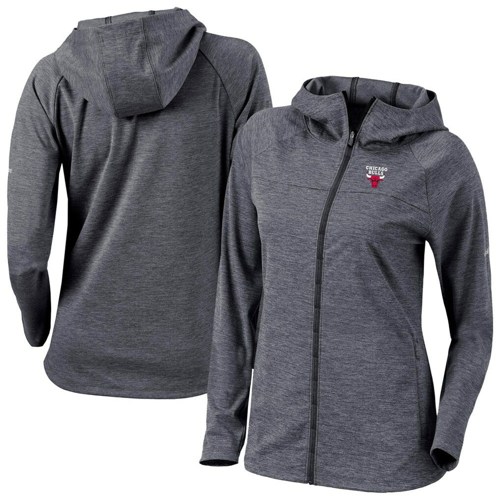 Columbia Chicago Bulls Women's Omni-Wick Half Shot Full-Zip Hooded Jacket Black