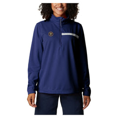 Columbia Denver Nuggets Women's Skiff Guide Fleece Pullover Top Navy