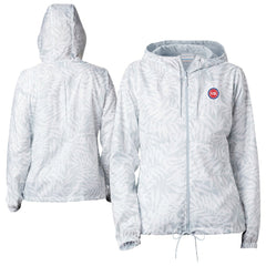 Columbia Detroit Pistons Women's Flash Forward Windbreaker White