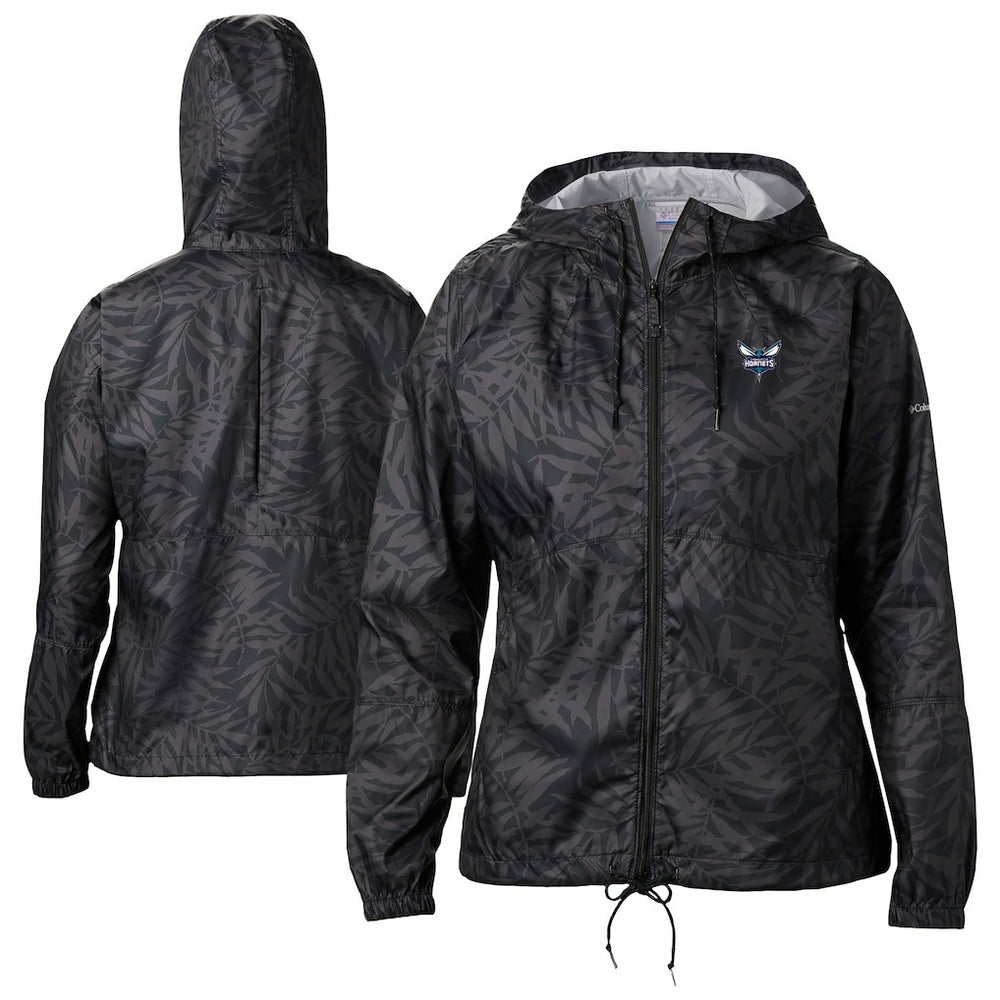 Columbia Charlotte Hornets Women's Flash Forward Windbreaker Black