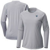 Columbia Charlotte Hornets Women's Tidal Tee II Long Sleeve T-Shirt Gray