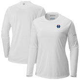 Columbia Washington Wizards Women's Tidal Tee II Long Sleeve T-Shirt White