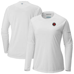 Columbia Toronto Raptors Women's Tidal Tee II Long Sleeve T-Shirt White