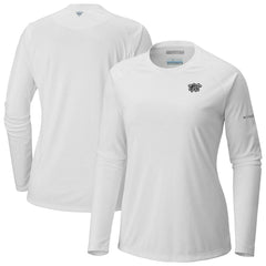 Columbia Brooklyn Nets Women's Tidal Tee II Long Sleeve T-Shirt White