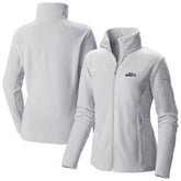 Columbia Denver Nuggets Women's Give & Go II Fleece Full-Zip Jacket White