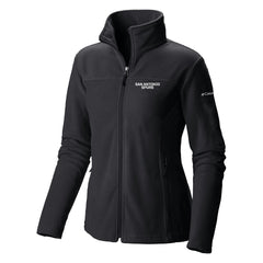 Columbia San Antonio Spurs Women's Give & Go II Fleece Full-Zip Jacket Black