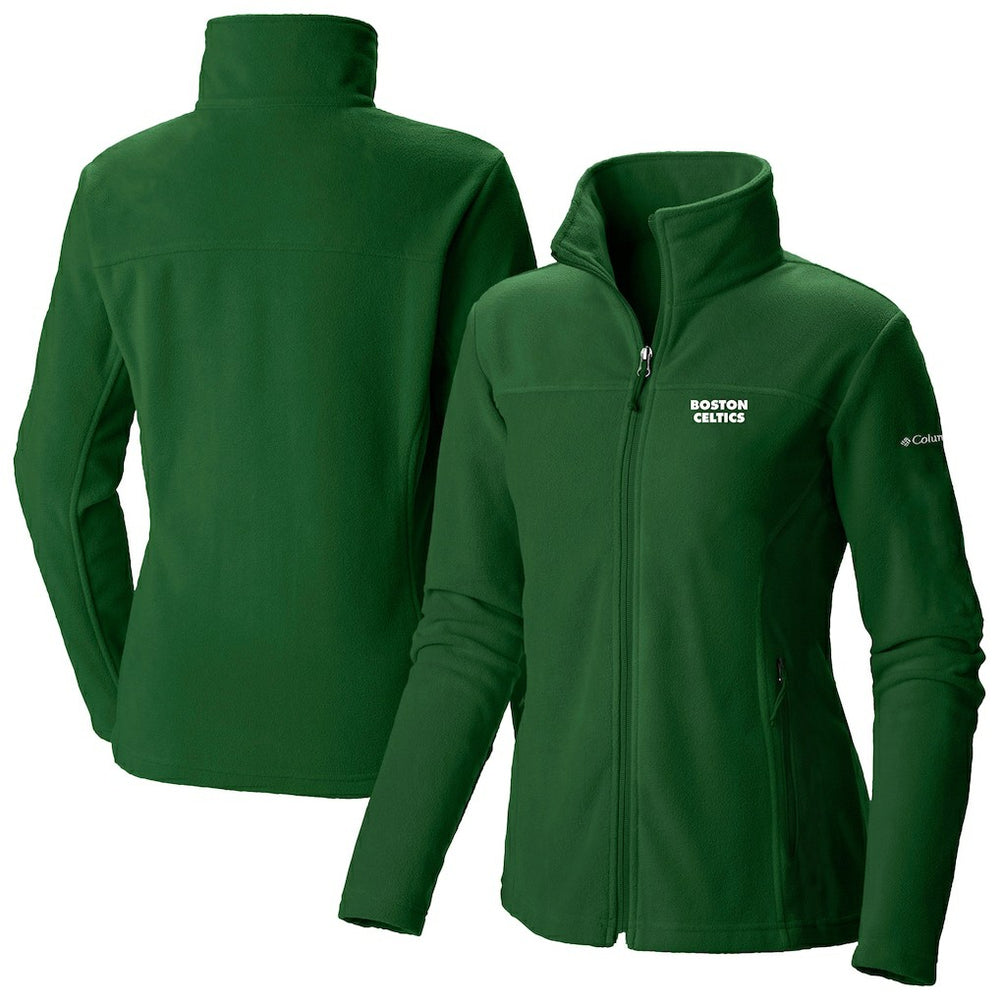 Columbia Boston Celtics Women's Give & Go II Fleece Full-Zip Jacket Kelly Green