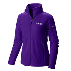 Columbia Sacramento Kings Women's Give & Go II Fleece Full-Zip Jacket Purple
