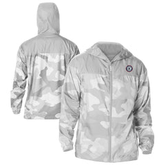 Columbia LA Clippers Flash Challenger Windbreaker Jacket Gray