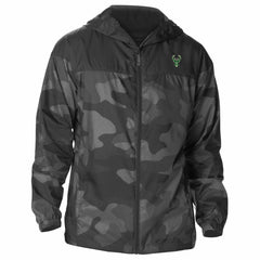 Columbia Milwaukee Bucks Flash Challenger Windbreaker Jacket Black