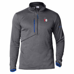 Columbia Philadelphia 76ers Park View Fleece Half-Zip Top Blue