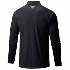 Columbia Utah Jazz PFG Terminal Tackle Quarter-Zip Top Black