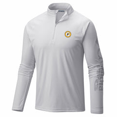 Columbia Indiana Pacers PFG Terminal Tackle Quarter-Zip Top White