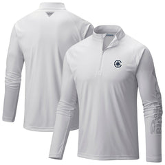 Columbia LA Clippers PFG Terminal Tackle Quarter-Zip Top White