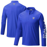 Columbia Oklahoma City Thunder PFG Terminal Tackle Quarter-Zip Top Blue