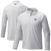 Columbia Oklahoma City Thunder PFG Terminal Tackle Quarter-Zip Top White
