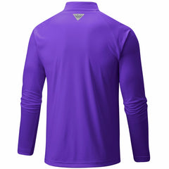 Columbia Phoenix Suns PFG Terminal Tackle Quarter-Zip Top Purple