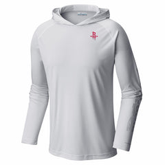 Columbia Houston Rockets PFG Super Terminal Tackle Hoodie White