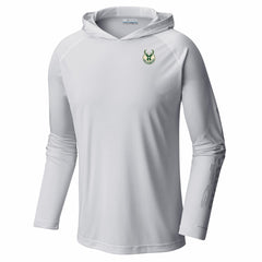 Columbia Milwaukee Bucks PFG Super Terminal Tackle Hoodie White