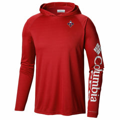 Columbia New Orleans Pelicans PFG Super Terminal Tackle Hoodie Red