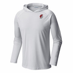 Columbia Portland Trail Blazers PFG Super Terminal Tackle Hoodie White
