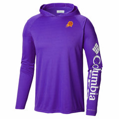Columbia Phoenix Suns PFG Super Terminal Tackle Hoodie Purple