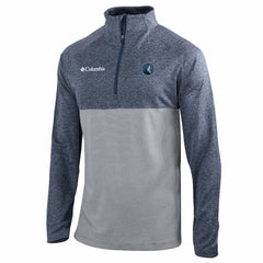 Columbia Minnesota Timberwolves Omni-Wick Rockin' It Quarter-Zip Top Navy