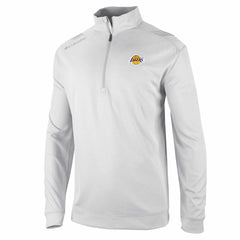 Columbia Los Angeles Lakers Oakland Downs Omni-Wick Quarter-Zip Top White