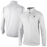 Columbia Milwaukee Bucks Oakland Downs Omni-Wick Quarter-Zip Top White