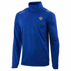 Columbia New York Knicks Oakland Downs Omni-Wick Quarter-Zip Top Blue