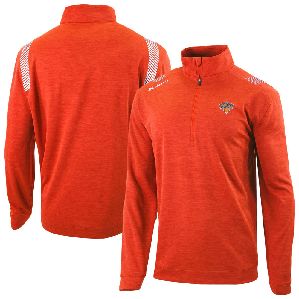 Columbia New York Knicks Oakland Downs Omni-Wick Quarter-Zip Top Orange