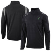 Columbia Milwaukee Bucks Oakland Downs Omni-Wick Quarter-Zip Top Black