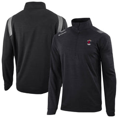 Columbia Miami Heat Oakland Downs Omni-Wick Quarter-Zip Top Black