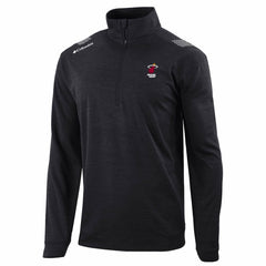 Columbia Miami Heat Oakland Downs Omni-Wick Quarter-Zip Top Black
