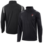 Columbia Portland Trail Blazers Oakland Downs Omni-Wick Quarter-Zip Top Black