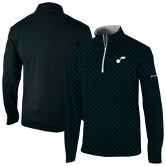 Columbia Utah Jazz Wickham Hills Omni-Wick Quarter-Zip Jacket Black