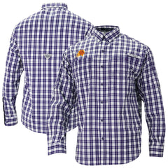 Columbia Phoenix Suns Super Tamiami Omni-Shade Long Sleeve Button-Down Shirt Purple