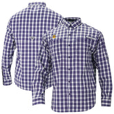 Columbia Los Angeles Lakers Super Tamiami Omni-Shade Long Sleeve Button-Down Shirt Purple