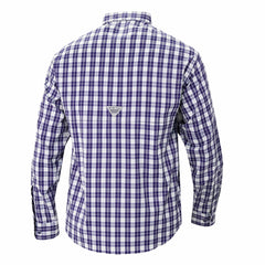 Columbia Los Angeles Lakers Super Tamiami Omni-Shade Long Sleeve Button-Down Shirt Purple